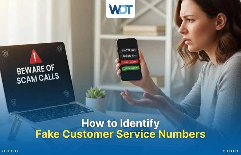 fake customer service numbers, customer support scams