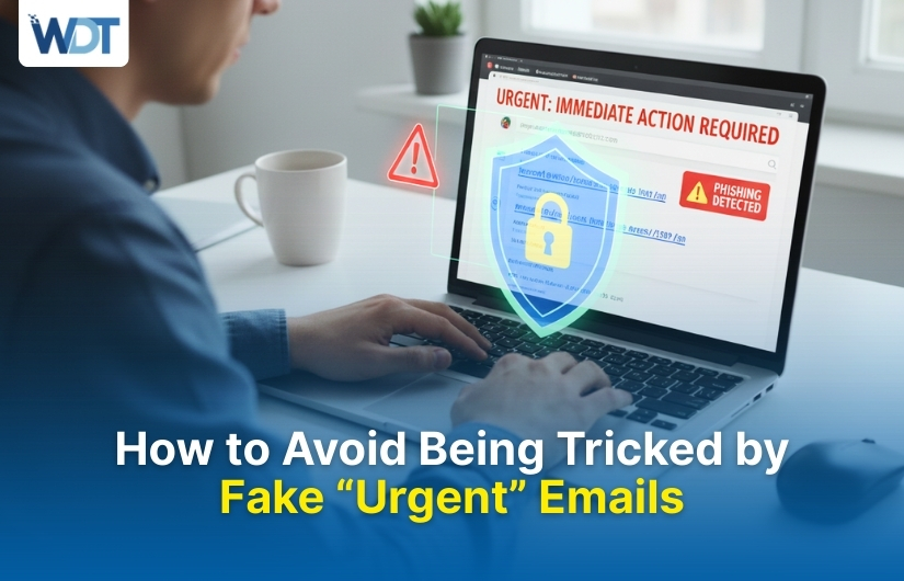 urgent email scams, phishing emails